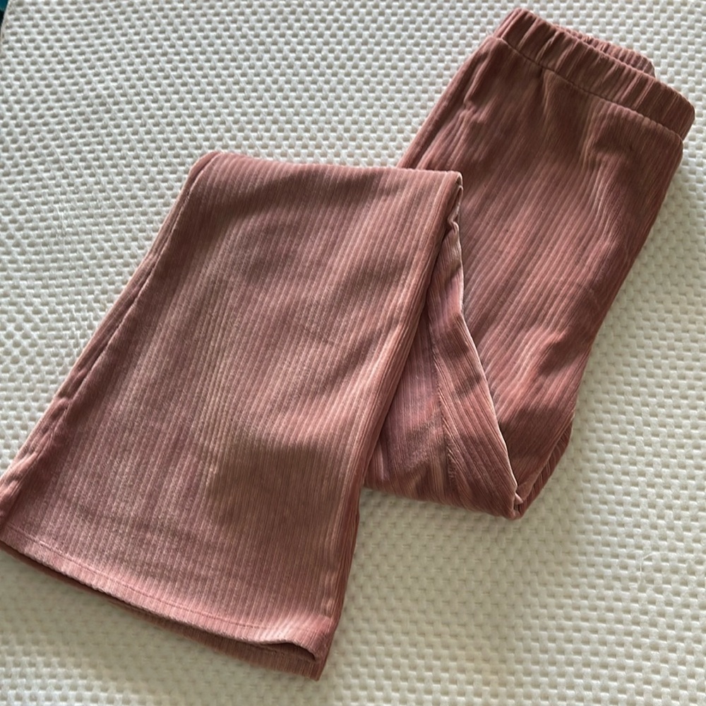 Girls corduroy bell bottom pants